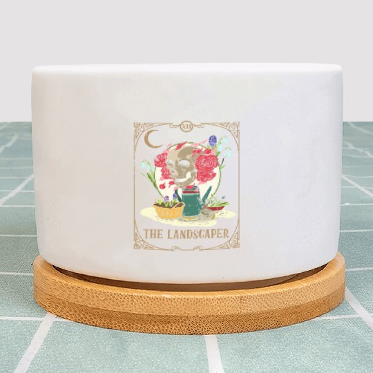 Landscaper Plants Tarot Card Occult Club Gothic Plant Pots