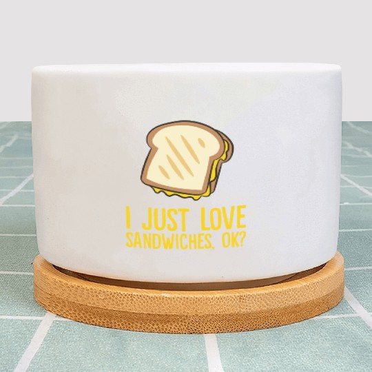 Sandwich - I just love sandwiches, ok? Plant Pots