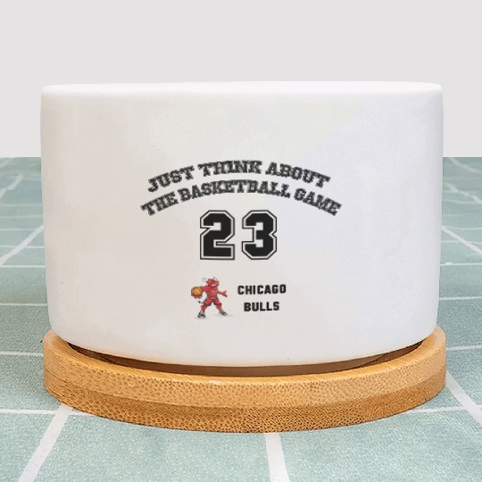 chicago bulls Plant Pots