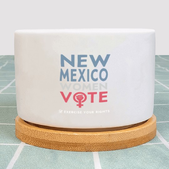 New Mexico Women Vote Voter 2022 Election Plant Pots