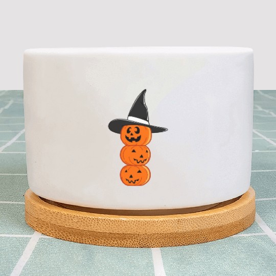Pumpkin Halloween Plant Pots
