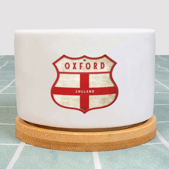 Oxford England coat of arms Plant Pots