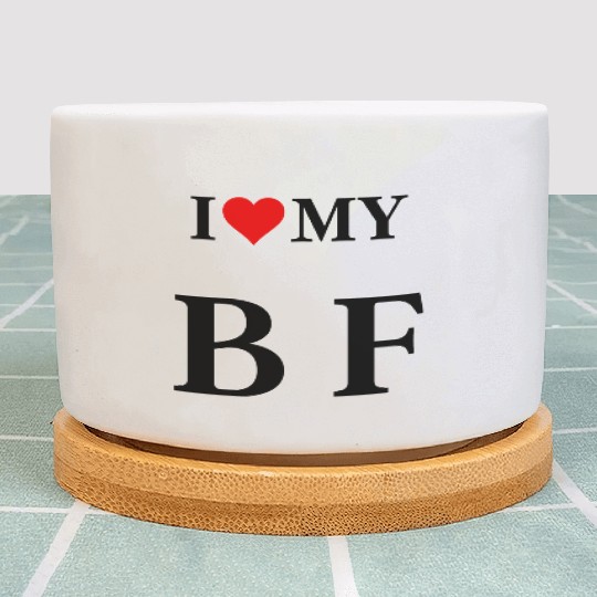 I Love My Boyfriend Classic Plant Pots I