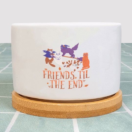 Friends Til The End, Clowder of Pussycats Plant Pots