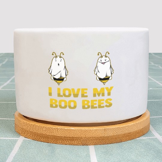 I Love My Boo Bees Bumble Bees Halloween Costume Plant Pots