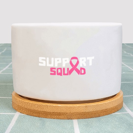 Support Squad - Beat Breast Cancer Plant Pots