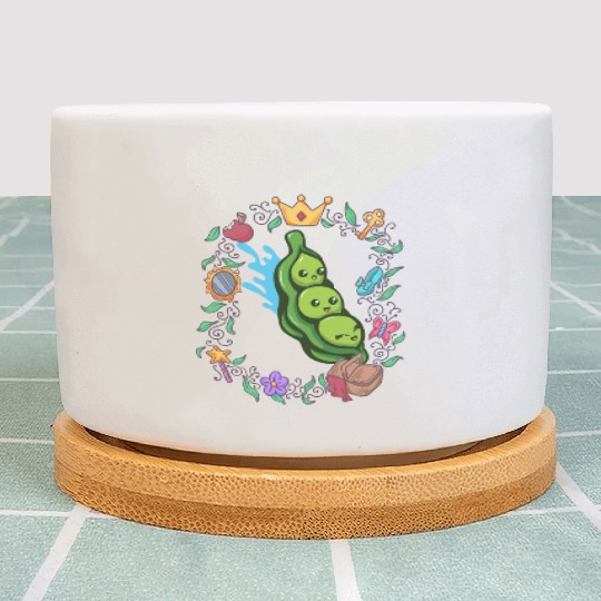 Pea Vegetable Vegan Fairy Fairy Tale Plant Pots