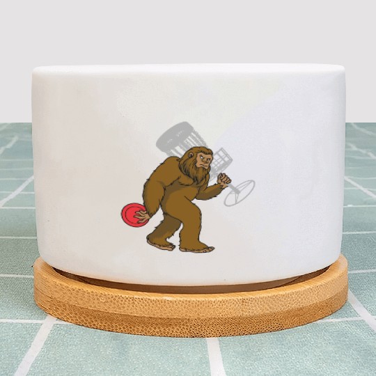 Disc Golf Ape Man Plant Pots