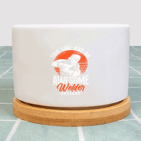 Welder Welding Wife Husband Plant Pots