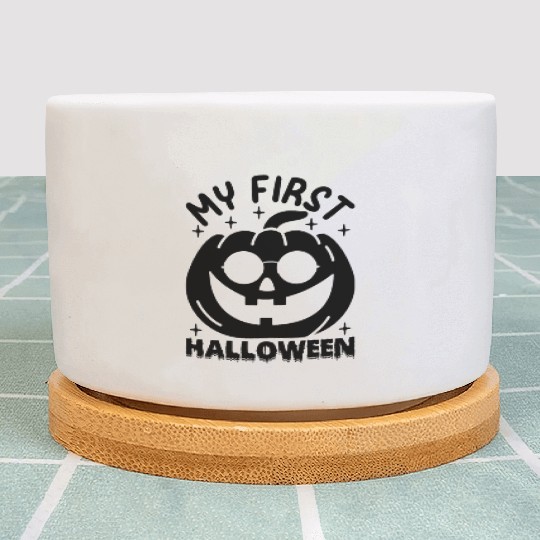 Halloween Newborn Baby Shower Baby My First Hallow Plant Pots
