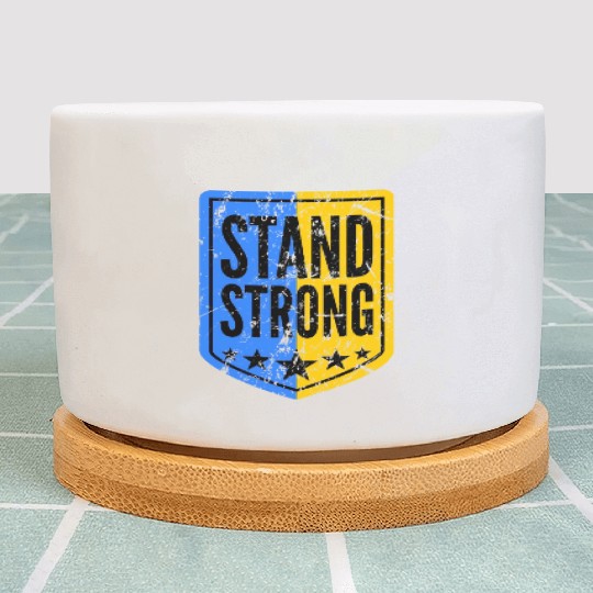Ukraine ukrainian stand strong batch Plant Pots