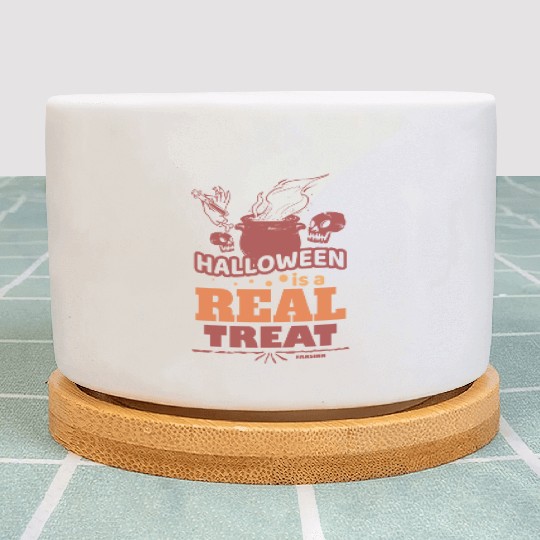 Halloween Hexe Totenkopf Plant Pots