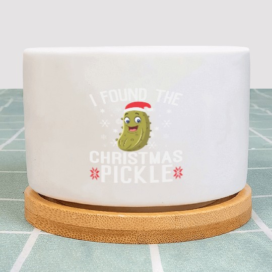 I Found the Christmas Pickle Funny Pickle Dill Plant Pots