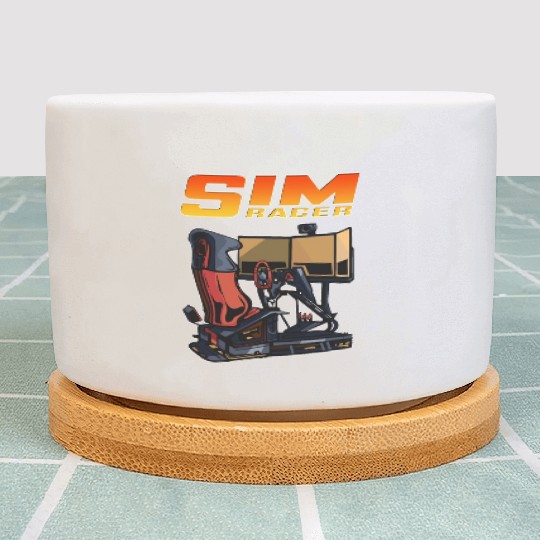 Sim Racer Driving Simulator Gamer Driver Simulator Plant Pots