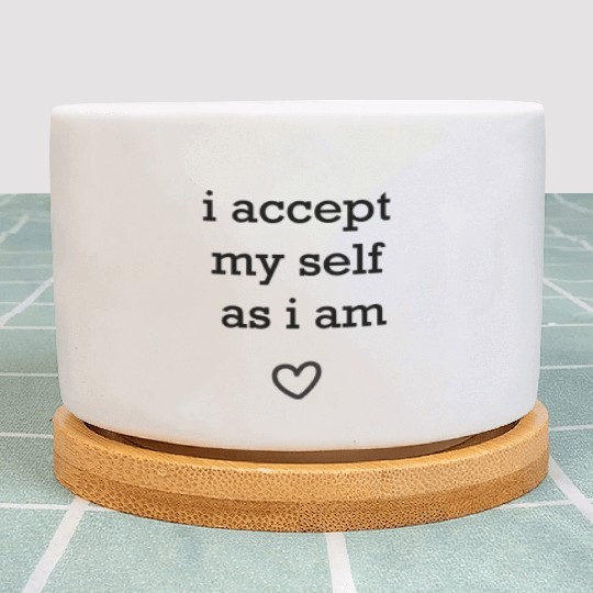 i love myself Plant Pots