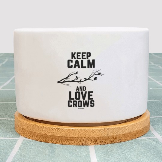 Corvidae Crow Gothic Odin Plant Pots