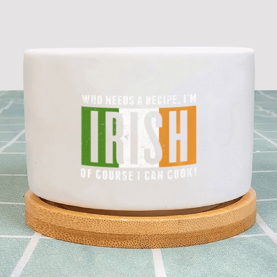 Funny Irish Cook Plant Pots Irish Cooking Plant Pots