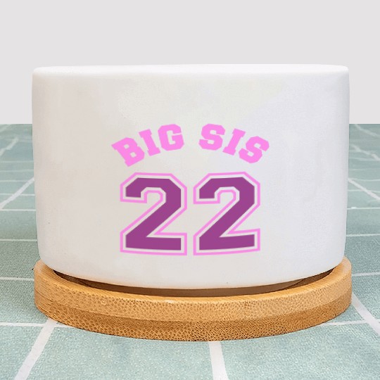 Big Sis 2022 - Big Sister Baby Family Birth Girl Plant Pots
