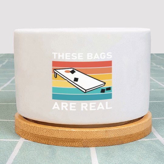 These Bags Are Real - Cornhole Plant Pots