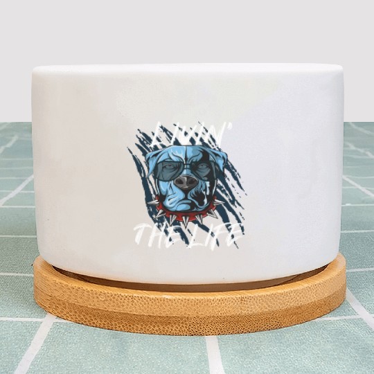Dog Breed Livin' The Life Labrador Retriever Plant Pots