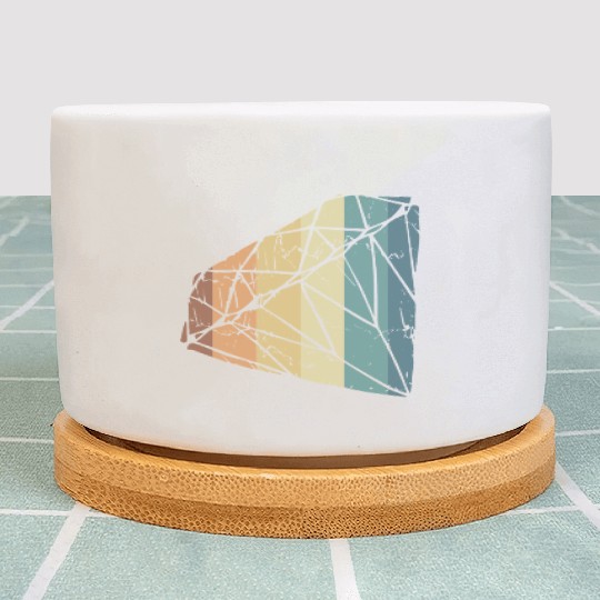 Vintage Diamond Gemstone Jewelry Jeweler Coral Plant Pots