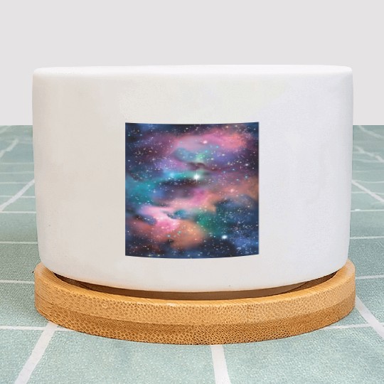 Space astronaut science planets astronomy design Plant Pots