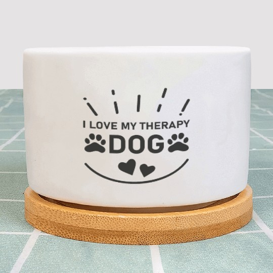 I love my Therapy Dog Plant Pots