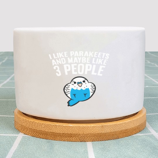 Parakeet Bird I Like Parakeets And Maybe Like 3 Plant Pots