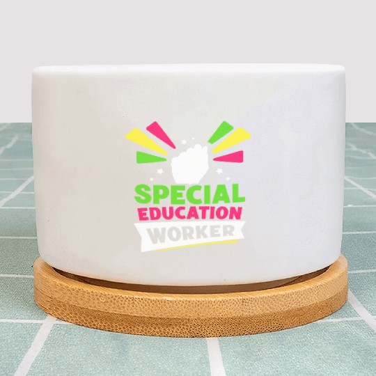 Special Education Worker Sped Awareness Teacher Plant Pots