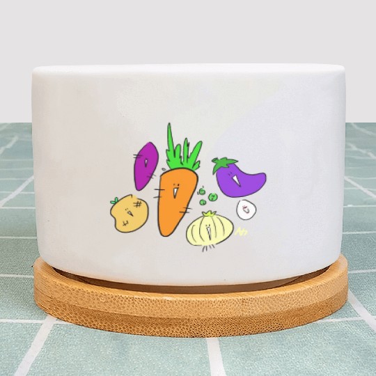 Vegetable friends Plant Pots