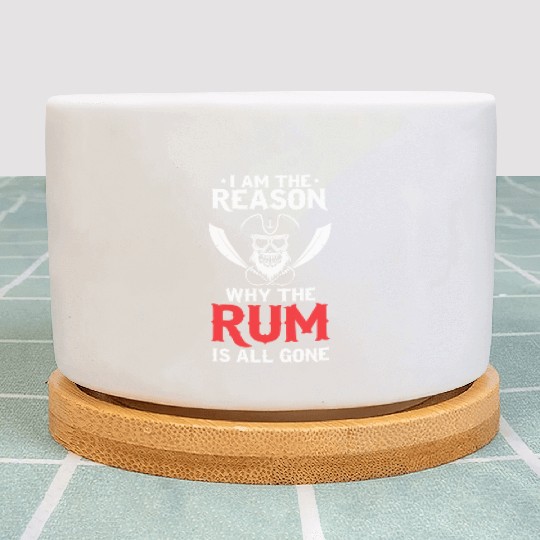 I Am The Reason Why All The Rum Is Gone Pirate Shi Plant Pots
