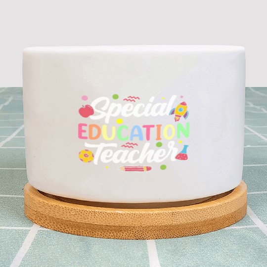 Special Education Teacher Cute Sped Awareness Plant Pots