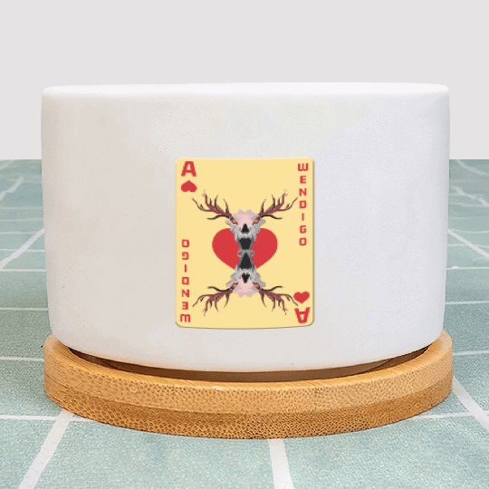 Folk Creature Card Wendigo Halloween Cryptid Plant Pots