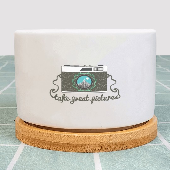 Take Great Pictures Vintage Camera Photography T S Plant Pots
