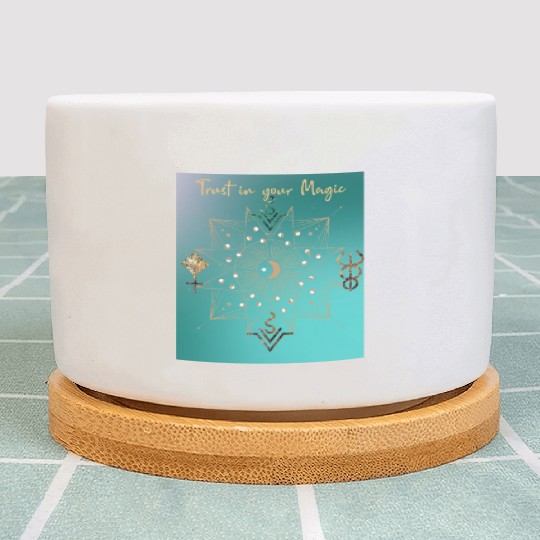 Celestial Trust in your Magic Emerald Plant Pots