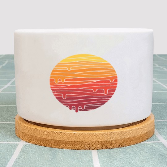 The Mountain Sun and Moon Plant Pots