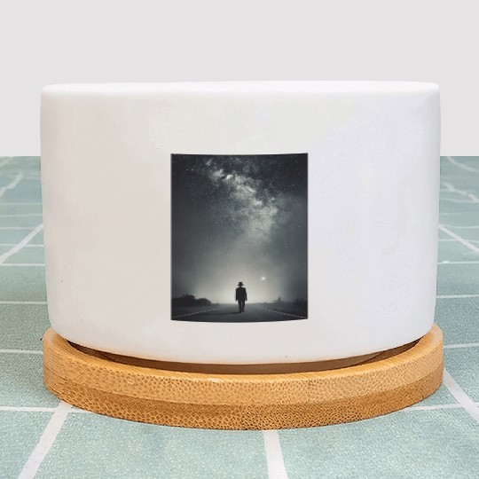 The lonely man Plant Pots