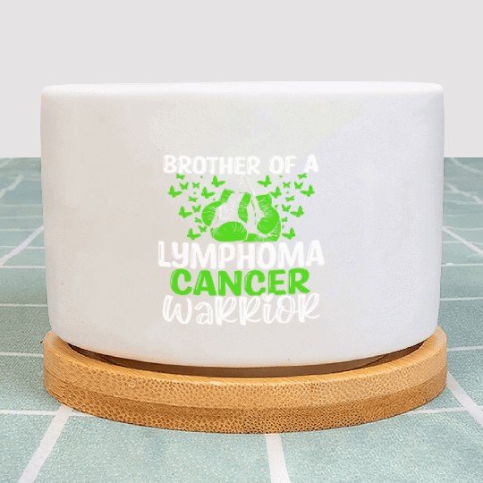 Lymphoma Cancer Awareness Brother Twins Sibling Plant Pots