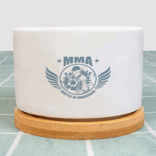 MMA Battle of Warriors Mixed Martial Arts Plant Pots