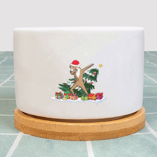 Great Dane Christmas Dabbing Santa Xmas Pajama Plant Pots