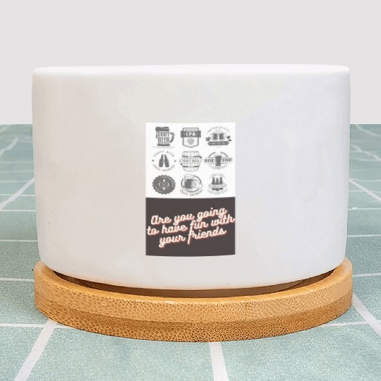 chill Rum with your friends Plant Pots