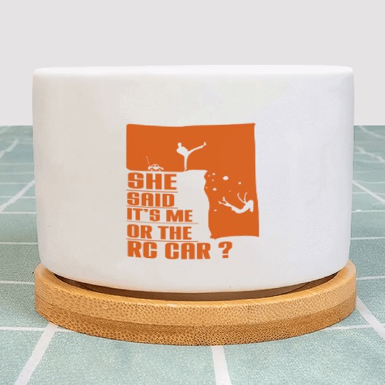 Natural Born RC car Driver Racer Remote Controlled Plant Pots