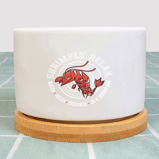 Shrimply Relax - Shrimp -Dwarf shrimp Plant Pots