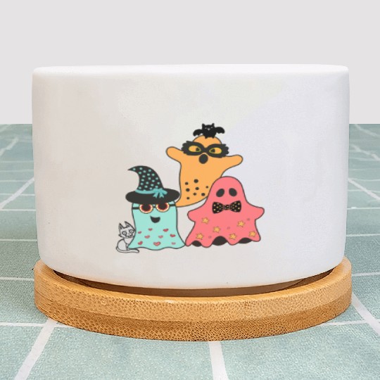 Happy ghosts Plant Pots