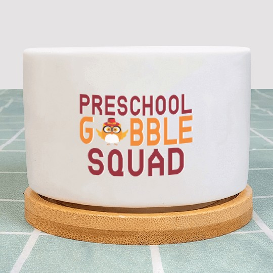 Preschool Gobble Squad. Plant Pots