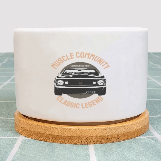 Muscle Community Classic Legend Vintage Gift Ideas Plant Pots