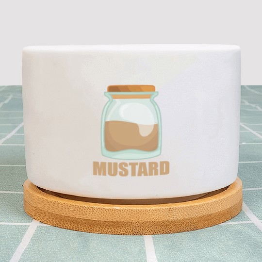 Mustard Spice Flavor Food Cooking Plant Pots