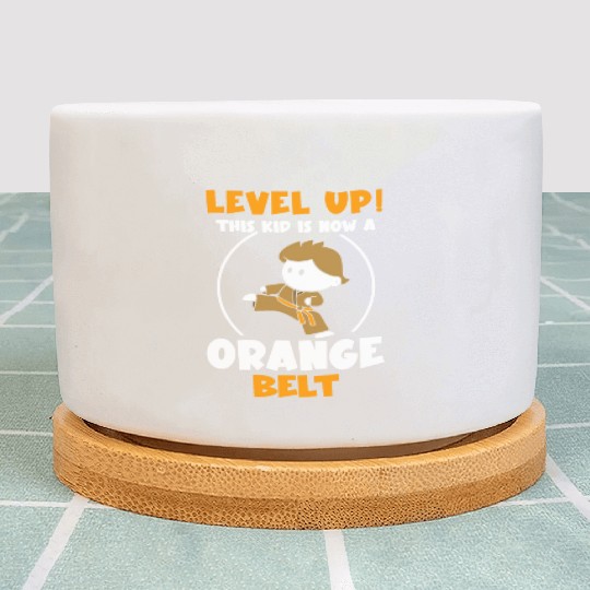 Level Up! This kid is now a green belt Plant Pots