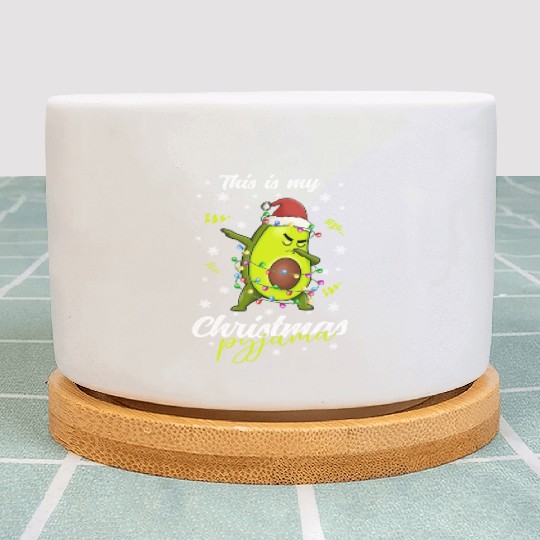 Winter Christmas Pyjama Avocado Plant Pots