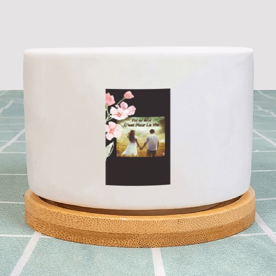 Amour: Toi et moi, C' est pour la vie Plant Pots